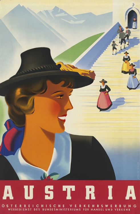 Picture of AUSTRIA VINTAGE TRAVEL POSTER II