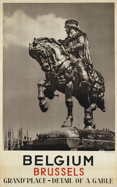 Picture of BELGIUM VINTAGE TRAVEL POSTER