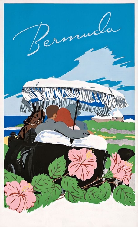 Picture of BERMUDA VINTAGE TRAVEL POSTER