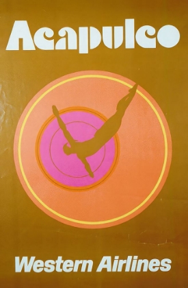 Picture of BRAZIL ACAPULCO VINTAGE AIR TRAVEL POSTER