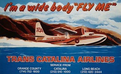 Picture of CALIFORNIA CATALINA VINTAGE AIRLINE TRAVEL POSTER