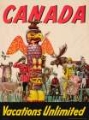 Picture of CANADA VACATIONS UNLIMITED VINTAGE TRAVEL POSTER