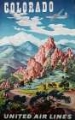 Picture of COLORADO VINTAGE AIR TRAVEL POSTER