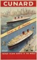 Picture of CUNARD LINE VINTAGE TRAVEL POSTER