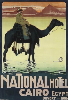 Picture of EGYPT CAIRO VINTAGE TRAVEL POSTER 1905