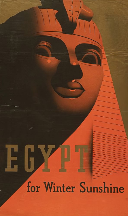 Picture of EGYPT WINTER SUNSHINE VINTAGE TRAVEL POSTER