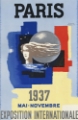 Picture of FRANCE PARIS EXPOSITION VINTAGE TRAVEL POSTER 1937