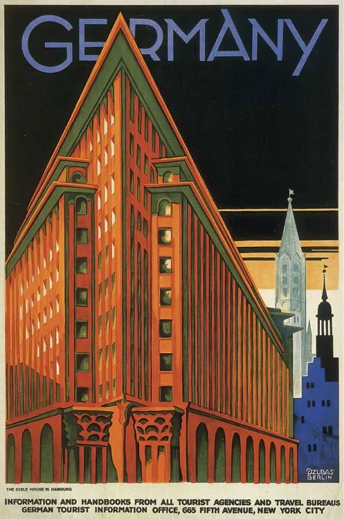 Picture of GERMANY ART DECO VINTAGE TRAVEL POSTER
