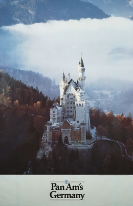 Picture of GERMANY BY AIR VINTAGE AIRLINE TRAVEL POSTER