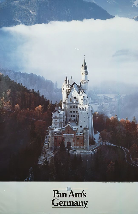 Picture of GERMANY BY AIR VINTAGE AIRLINE TRAVEL POSTER