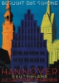 Picture of GERMANY HANNOVER ART DECO VINTAGE TRAVEL POSTER