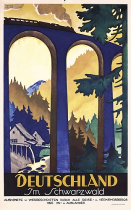 Picture of GERMANY VINTAGE TRAVEL POSTER CIRCA 1930