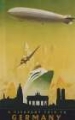 Picture of GERMANY ZEPPELIN VINTAGE TRAVEL POSTER