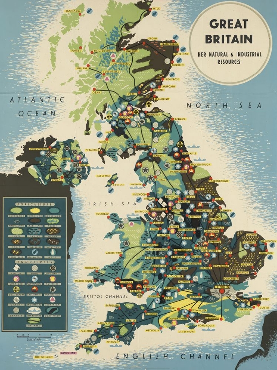 Picture of GREAT BRITAIN VINTAGE TRAVEL POSTER