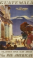 Picture of GUATEMALA VINTAGE AIRLINE TRAVEL POSTER