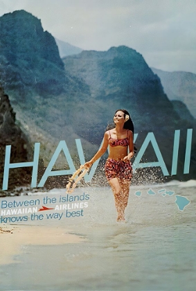Picture of HAWAII ISLANDS VINTAGE AIRLINE TRAVEL POSTER