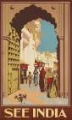 Picture of INDIA ARCH VINTAGE TRAVEL POSTER