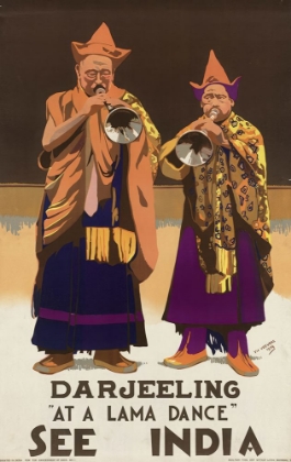 Picture of INDIA DARJEELING VINTAGE TRAVEL POSTER