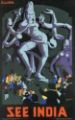 Picture of INDIA ELLORA VINTAGE TRAVEL POSTER