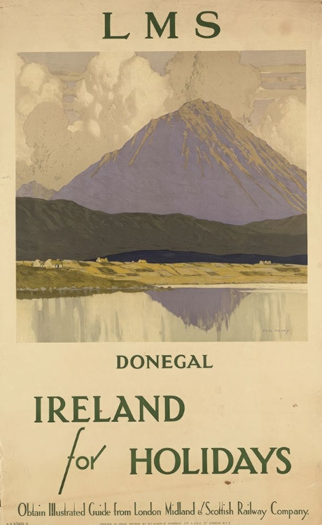 Picture of IRELAND DONEGAL VINTAGE TRAVEL POSTER