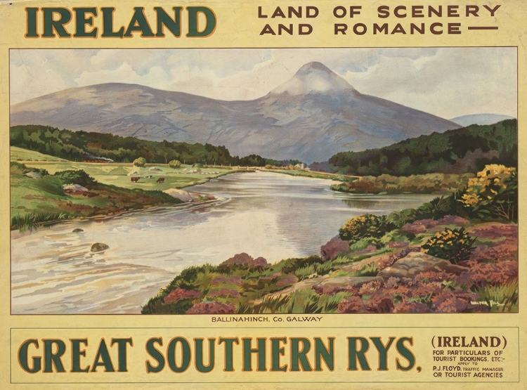 Picture of IRELAND VINTAGE GSR RAILWAY TRAVEL POSTER