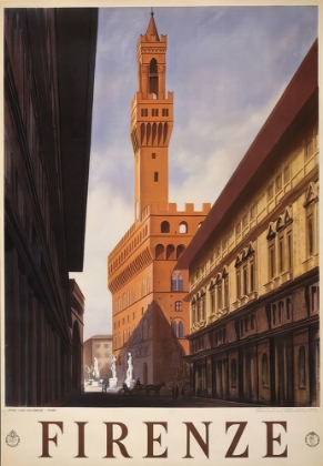 Picture of ITALY FIRENZE VINTAGE TRAVEL POSTER
