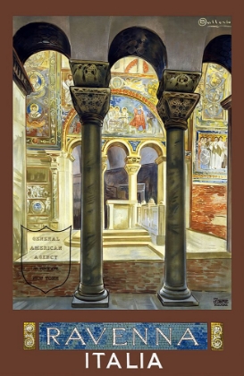 Picture of ITALY RAVENNA VINTAGE TRAVEL POSTER