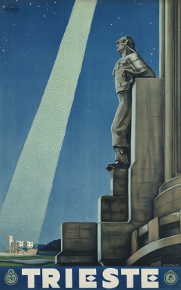 Picture of ITALY TRIESTE VINTAGE TRAVEL POSTER