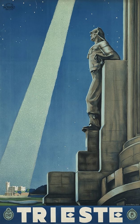 Picture of ITALY TRIESTE VINTAGE TRAVEL POSTER