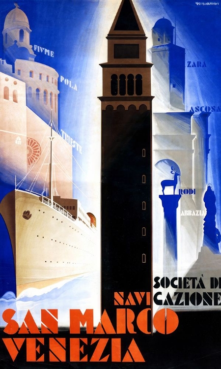 Picture of ITALY VENICE SAN MARCO VINTAGE TRAVEL POSTER