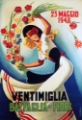 Picture of ITALY VENTIMIGLIA VINTAGE TRAVEL POSTER
