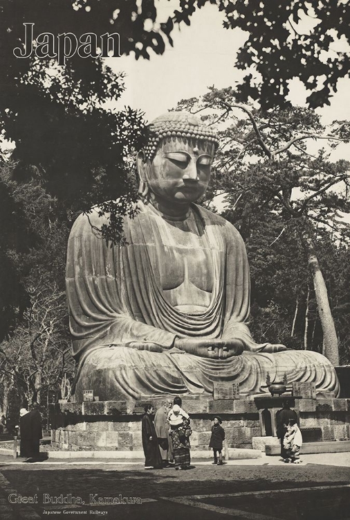 Picture of JAPAN BUDDHA VINTAGE TRAVEL POSTER