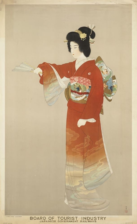 Picture of JAPAN GEISHA VINTAGE TRAVEL POSTER