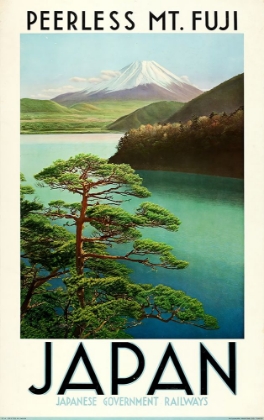 Picture of JAPAN MT FUJI VINTAGE TRAVEL POSTER