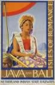 Picture of JAVA AND BALI BY RAIL VINTAGE TRAVEL POSTER