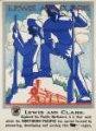Picture of LEWIS AND CLARK VINTAGE RAIL TRAVEL POSTER