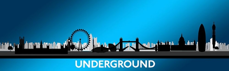 Picture of LONDON SKYLINE TRAVEL POSTER 2016