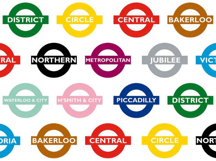 Picture of LONDON UNDERGROUND TUBE SIGNS TRAVEL POSTER
