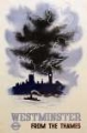 Picture of LONDON UNDERGROUND WESTMINSTER VINTAGE TRAVEL POSTER 1934