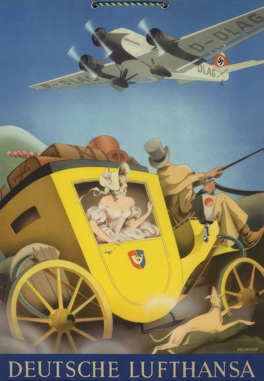 Picture of LUFTHANSA VINTAGE TRAVEL POSTER