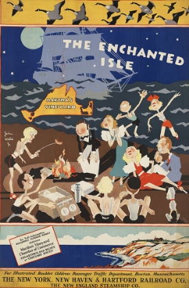 Picture of MARTHAS VINEYARD VINTAGE TRAVEL POSTER