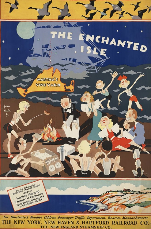 Picture of MARTHAS VINEYARD VINTAGE TRAVEL POSTER