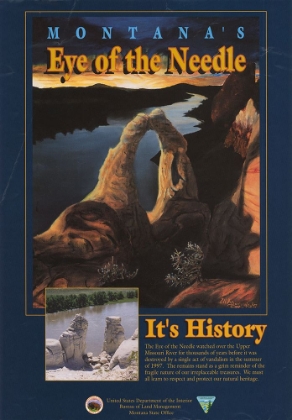 Picture of MONTANA EYE OF THE NEEDLE VINTAGE TRAVEL POSTER