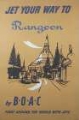 Picture of MYANMAR RANGOON VINTAGE AIR TRAVEL POSTER