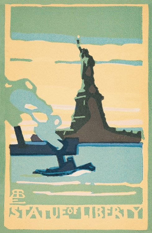 Picture of NEW YORK STATUE OF LIBERTY BY RACHAEL ROBINSON ELMER