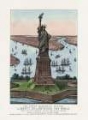 Picture of NEW YORK THE GREAT BARTHOLDI STATUE - LIBERTY ENLIGHTENING THE WORLD 1885