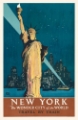 Picture of NEW YORK THE WONDER CITY OF THE WORLD VINTAGE TRAVEL POSTER