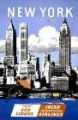 Picture of NEW YORK VINTAGE AIRLINE TRAVEL POSTER