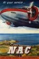 Picture of NEW ZEALAND KORORO NAC VINTAGE AIRLINE TRAVEL POSTER