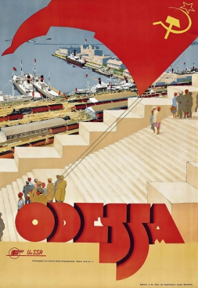 Picture of ODESSA USSR VINTAGE TRAVEL POSTER